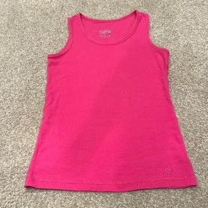 Justice Girls size 10 pink tank top